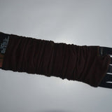 Naiveroo Thời Trang Cho Nữ Sọc Tay Găng Tay Ấm Dệt Kim Dài Fingerless Gloves Khuỷu Tay Găng Tay Hở Ngón Giáng Sinh Phụ Kiện Tặng